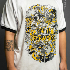 Men’s V-Neck Printed Tee