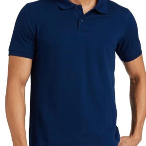 Men's Cotton Rich Solid Polo Tshirt